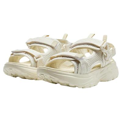 特步行空凉鞋女2025夏新款轻便透气沙滩魔术贴休闲鞋975218500004