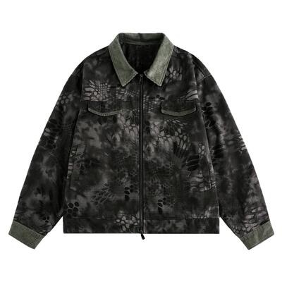 在于知足宽松夹克外套BF