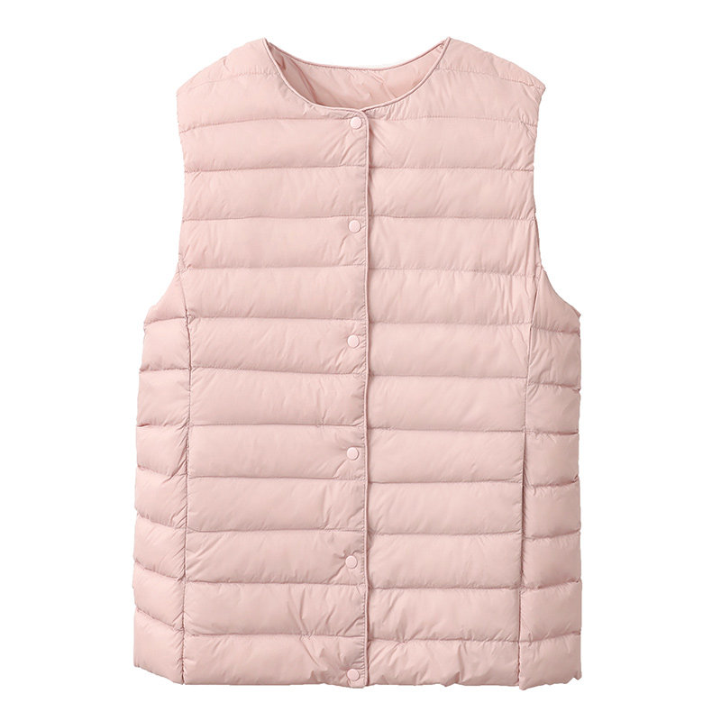 初高中生校服里面穿的衣服女生羽绒打底内胆马甲保暖神器内搭马夹