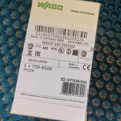 询价-WAGO万可750-8206 PFC200模块，，德