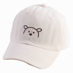 儿童帽子春秋季薄款小童防晒遮阳帽男童宝宝鸭舌帽女童棒球帽秋款