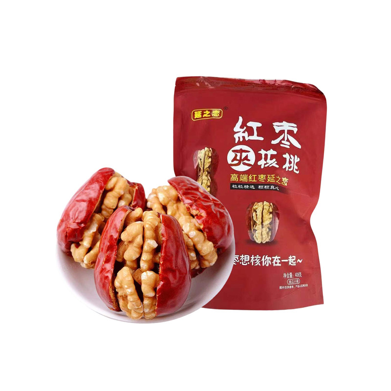 延安特产延之恋枣夹核桃408克