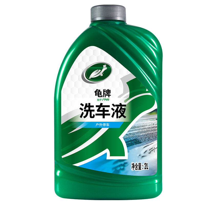 龟牌硬壳盾洗车液上光增亮