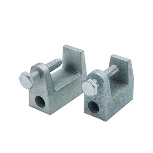 包邮铸铁老虎卡老虎牙铸钢老虎夹方形虎口夹U型夹子固定夹钢管卡