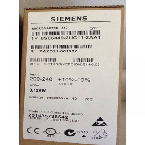 议价6SE64402UC112AA1西门子MM440变频器面板6SE6440-2UC11-2AA1