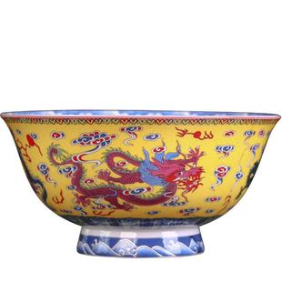 碗家用景德镇餐具个人专用碗陶瓷碗骨瓷吃饭面碗龙纹碗高脚碗饭碗