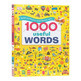 英文原版 DK词典 1000 Useful Words 常用英语1000词汇量积累 精装 儿童阅读写作技能提升书 插图字典词典