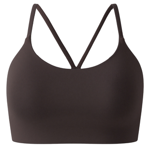 movingtime细肩带运动内衣女美背吊带瑜伽背心跑步普拉提健身文胸