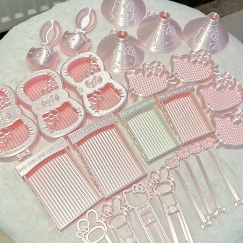 3D打印拼豆工具丝绸色豆铲豆笔豆针漏斗粒豆勺豆勺