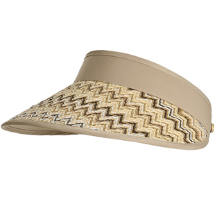 卡蒙新款凉帽空顶帽女式防晒帽防紫外线太阳帽夏季休闲遮阳帽草帽