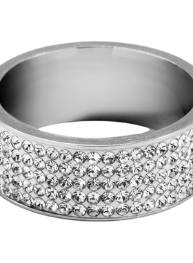 戒指男潮ins小众设计微镶满钻银河轻奢冷淡风女时尚个性食指指环