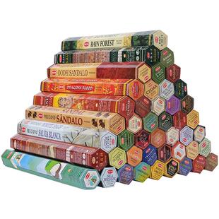 HEM印度香 正品进口熏香檀香沉香线香室内家用香熏藏香清新卫生香