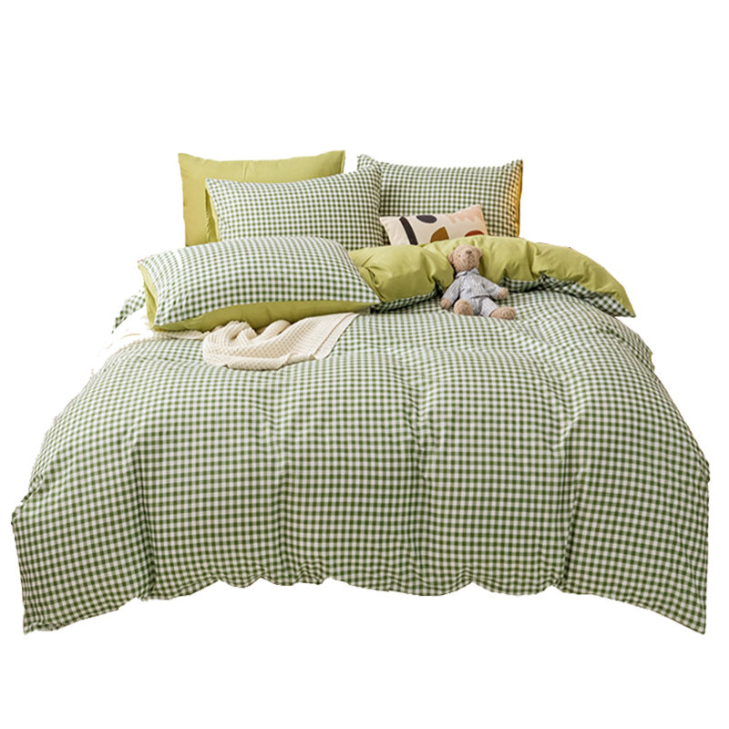 网红1.5米床冬天床上用品四件套ins风床单被套单人学生宿舍三件套