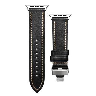 Apple Watch Ultra3/2 49mm苹果表带真皮适用iWatch11手表带牛皮