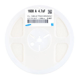 原装正品0603贴片电容16V 4.7UF ±10% X5R CL10A475KO8NNNC 50只