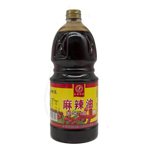 五丰黎红麻辣油1.8L 正宗四川红油辣椒油火锅钵钵鸡小龙虾 调味油