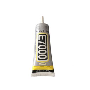 进口E7000强力胶水粘合金属边框铁陶瓷塑料沾亚克力钻透明万能胶