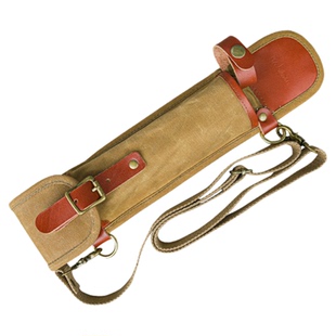 飞瑞祥斧用户外野营便携 油蜡斧套牛皮背挂式一体手斧套帆布背包