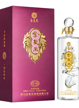龙酒金复来680ml52度粮食酒