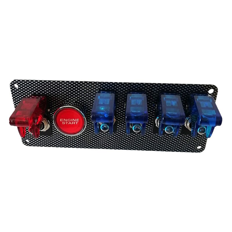 赛车改装组合面板摇杆开关12V