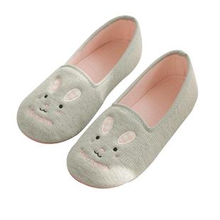 居家月子鞋夏薄款包跟软底防滑室内可爱家用孕妇鞋子夏天透气拖鞋