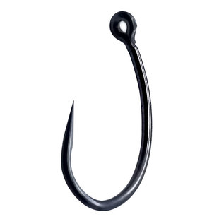 小飞钓鱼钩驼背长柄有刺鲫鱼钩海钓路亚钩带圈歪把加粗管付飞钓钩