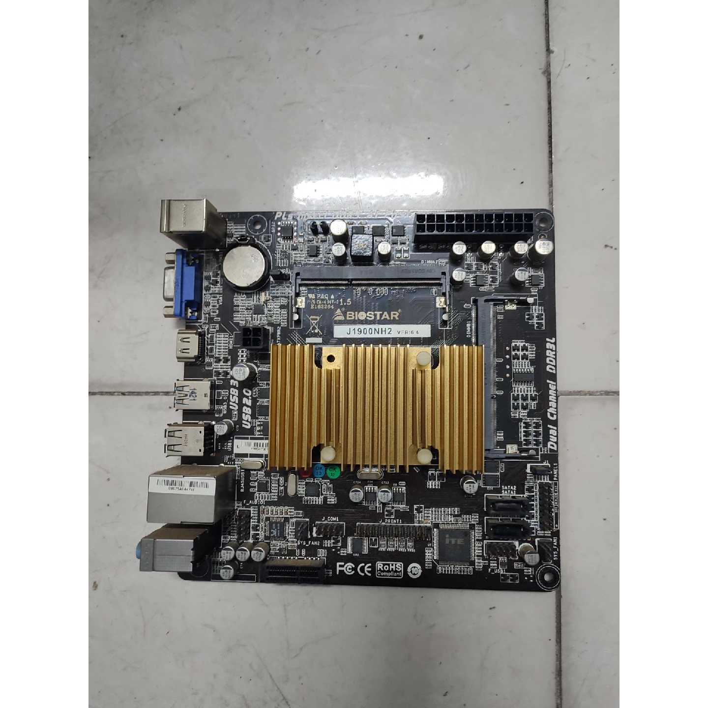 映泰J1900NH2主板DDR3L双通道支持笔记本内存议价