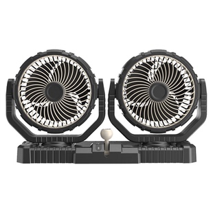 大货车双头电风扇车载专用大风力24v12V伏通用强力制冷小空调静音