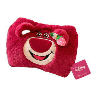 正版草莓熊热水袋充电款安全防爆迪士尼暖手宝冬天暖宝宝生日礼物