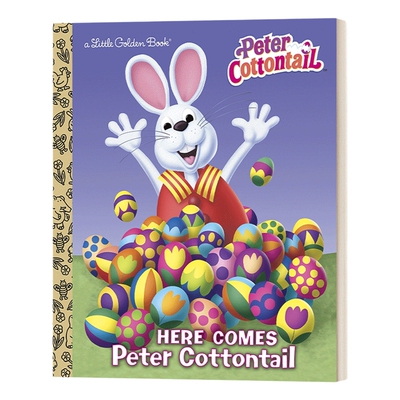 英文原版 Here Comes Peter Cottontail Little Golden Book  彼得兔来啦 兰登书屋精装小金书 英文版 进口英语原版书籍
