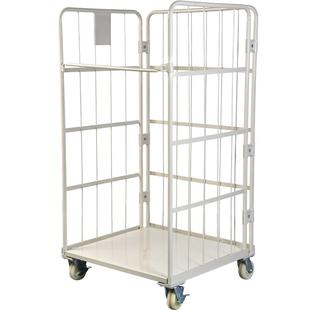 折叠物流台车移动笼车物流笼车周转车装卸手推车搬运车快递分拣车