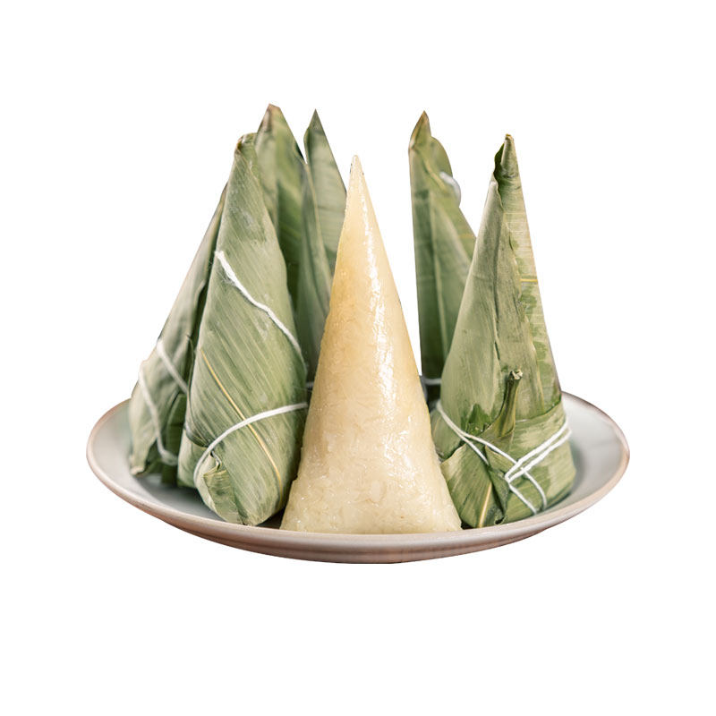 华贵清水粽子洪湖白水粽湖北特产无馅料原味蘸白糖红糖液真空包装