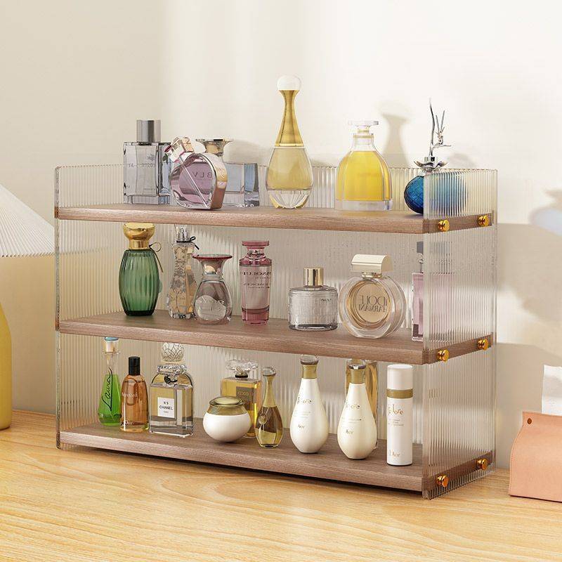 化妆品手办展示架桌面收纳国水杯收纳置物架潮调料亚克力餐桌架风