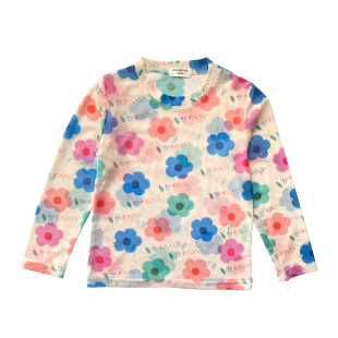 女童防晒衣夏季儿童装轻薄款网纱冰丝长袖T恤打底衫女宝碎花上衣