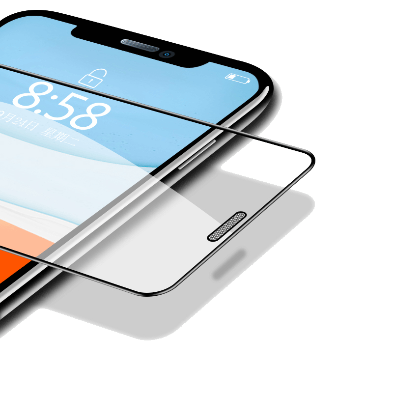适用苹果17钢化膜16iphone14pro手机膜13mini全屏15防窥12pm全包边新17air陶瓷prom防尘绿光