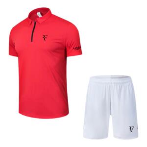专业网球服男士运动训练上衣定制
