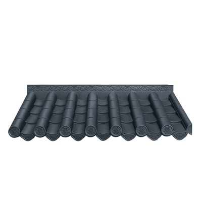 一体屋檐塑料装饰中式仿古瓦