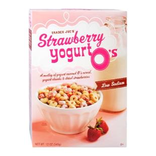 美国直邮Trader Joe's缺德舅 草莓酸奶燕麦谷物圈340g早餐零食
