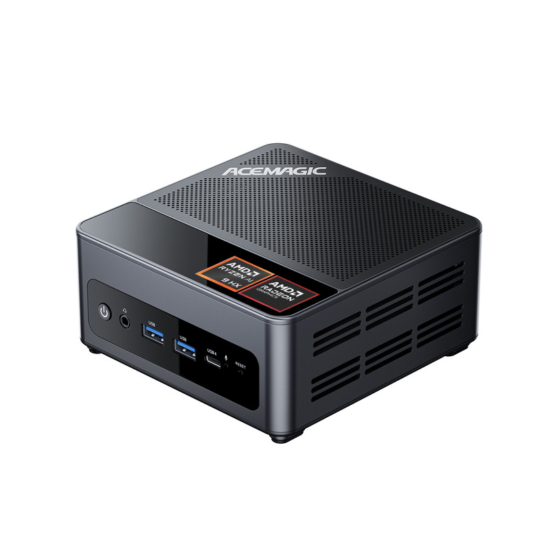 【AI系列】阿迈奇F5A迷你主机锐龙AI 9HX370/R7260高刷8K高性能游戏办公设计小型电脑OCuLink可接显