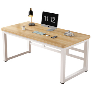 简易书桌电脑桌台式家用卧室学生写字桌长条办公桌简约现代小桌子