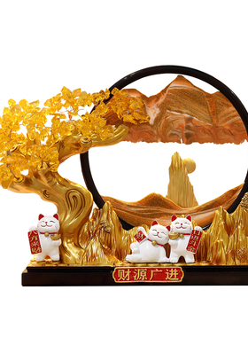 招财猫乔迁摆件礼物2025新款发财猫新居入宅装饰生意兴隆开业前台