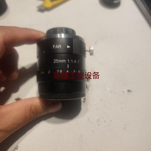 工业镜头25mmF1.41寸大靶面所即所得