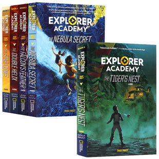探险家学院系列7册英文原版小说 Explorer Academy 儿童桥梁章节小说书青少年冒险主题英语课外阅读 彩色插图美国国家地理出版