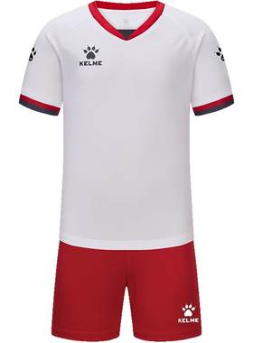 KELME/卡尔美儿童足球服套装比赛训练服 新款球衣定制短袖幼童