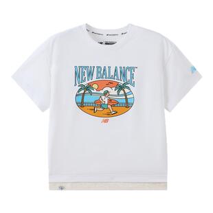 【凉感】New Balance nb童装男女儿童夏季抗菌短袖T恤ND7EF22013
