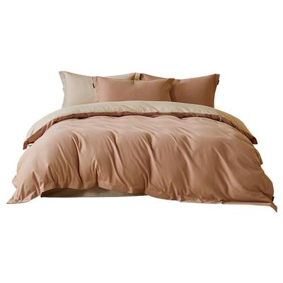 水星家纺60支长绒棉双面磨毛套件