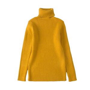 男童毛衣女童中大童装儿童秋冬季加绒加厚打底针织衫白色宝宝小孩