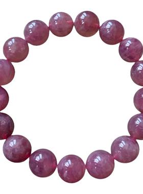 天然紫马粉三圈单圈手链