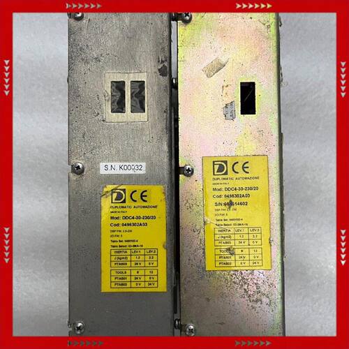 【问价】DUPLOMATIC迪普马驱动器 DDC4-30-230/2