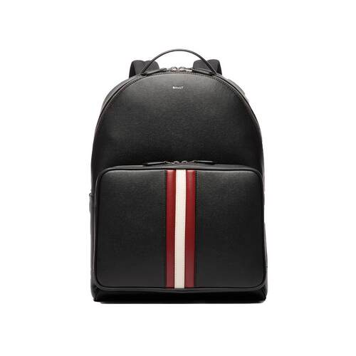 【自营】Bally/巴利男士经典商务简约时尚休闲牛皮双肩包6308460